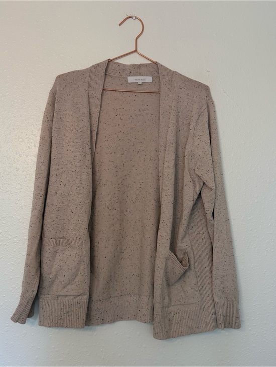 Verve Ami Sweaters - Verve Ami Speckled Beige Open-Front Cardigan size large with pockets